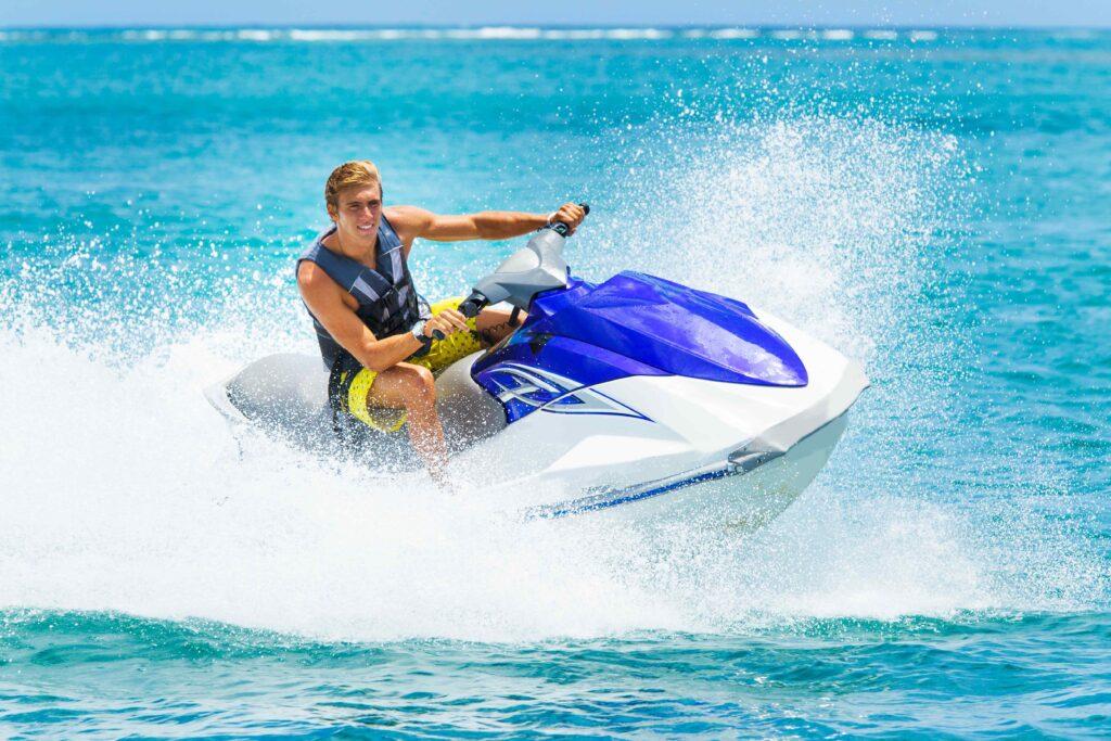 Man on jetski